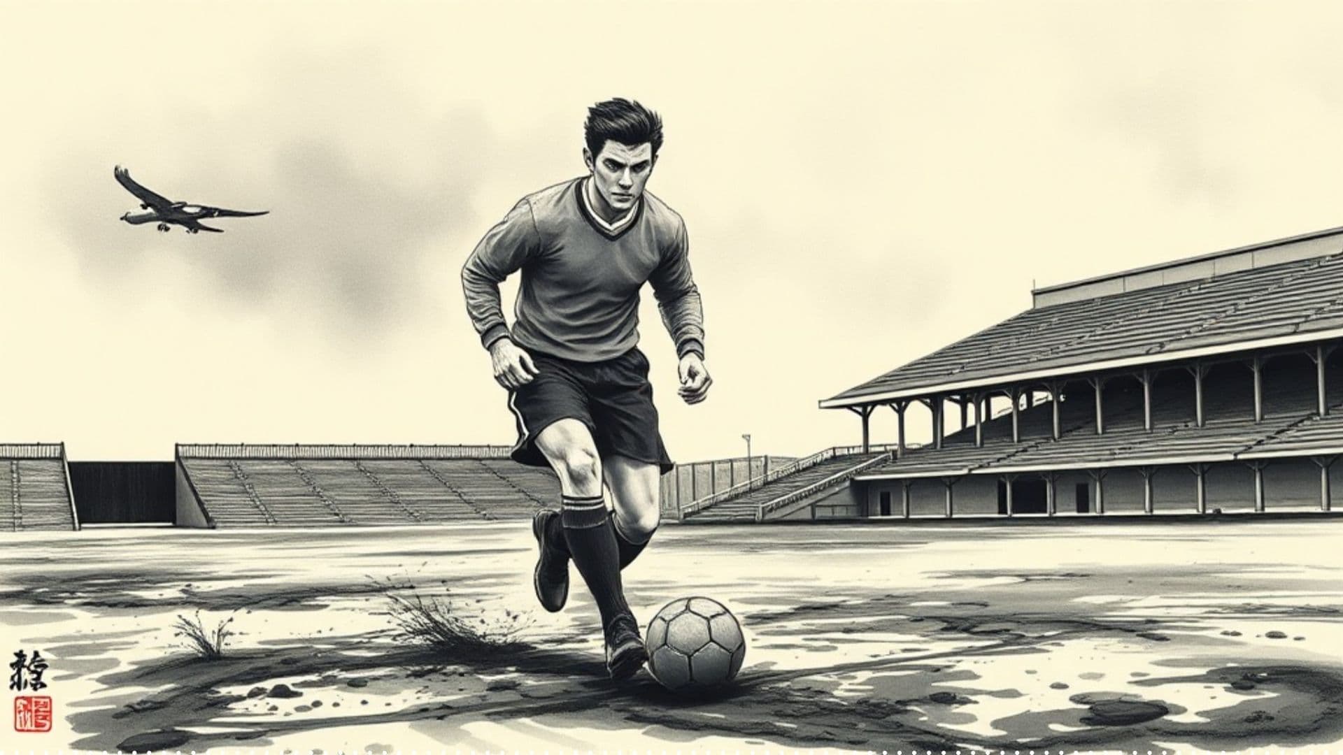 Cristiano Ronaldo in 1950s Football