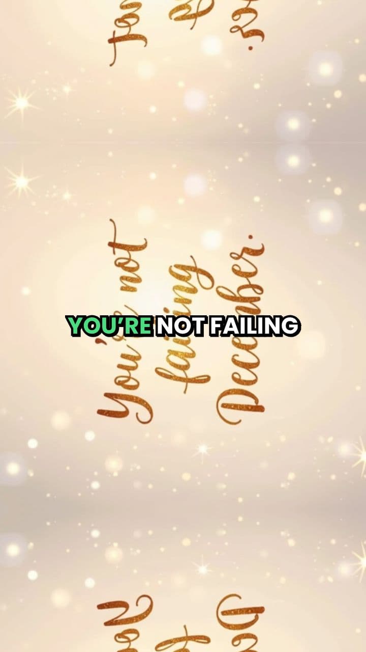 December's Overload: You're Not Failing