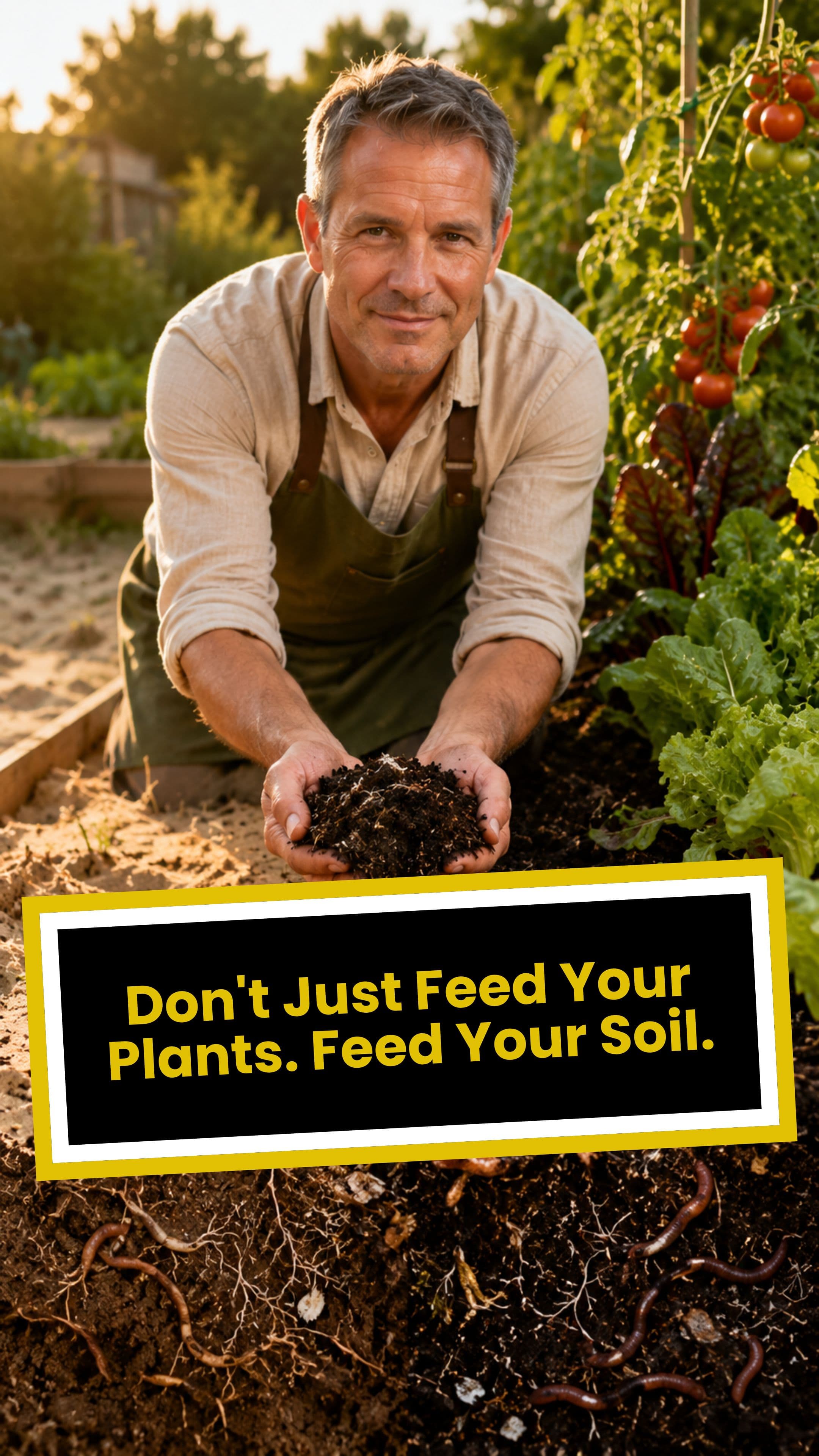 Don't Just Feed Your Plants. Feed Your Soil.