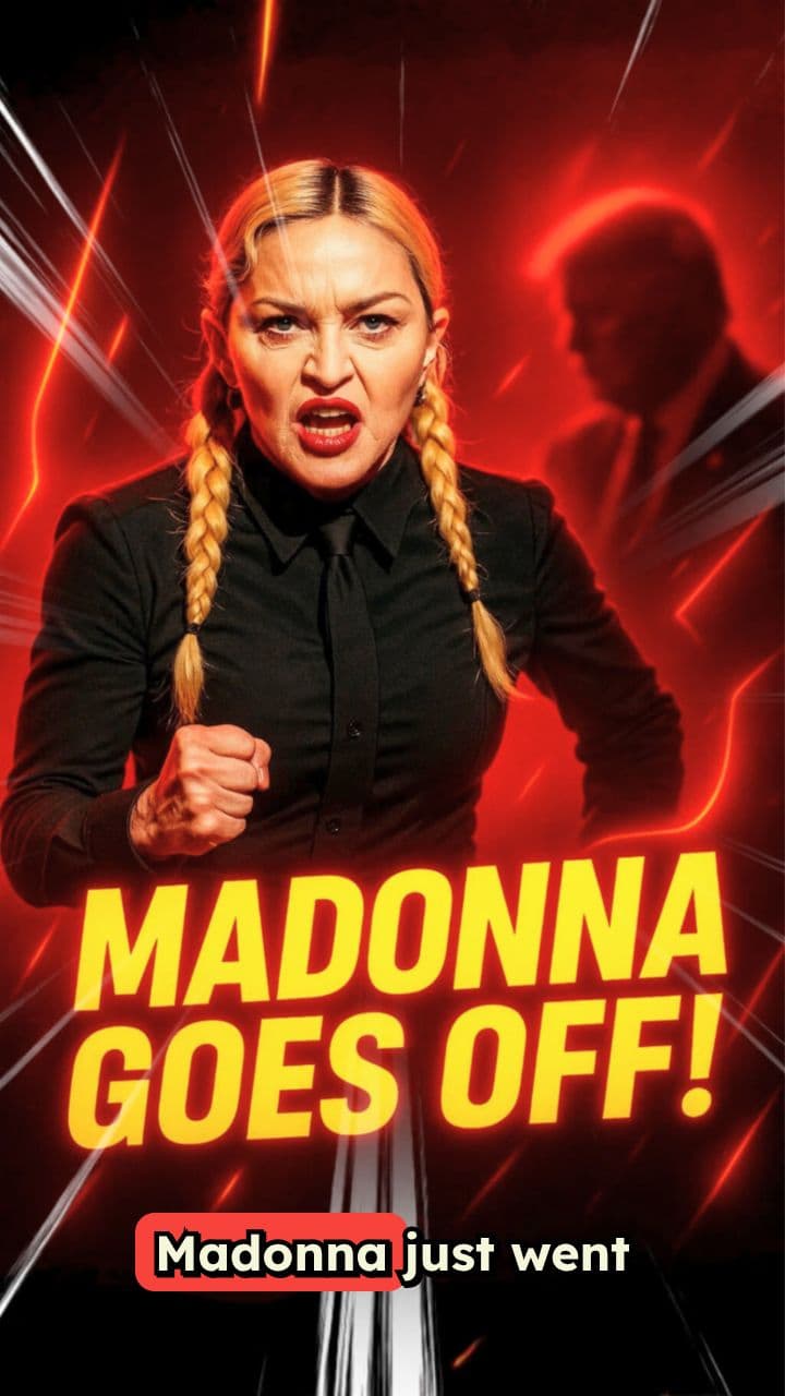 Madonna Goes Off on Trump Admin 👀