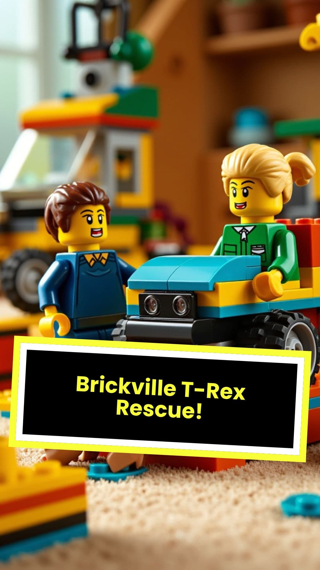 Brickville T-Rex Rescue!