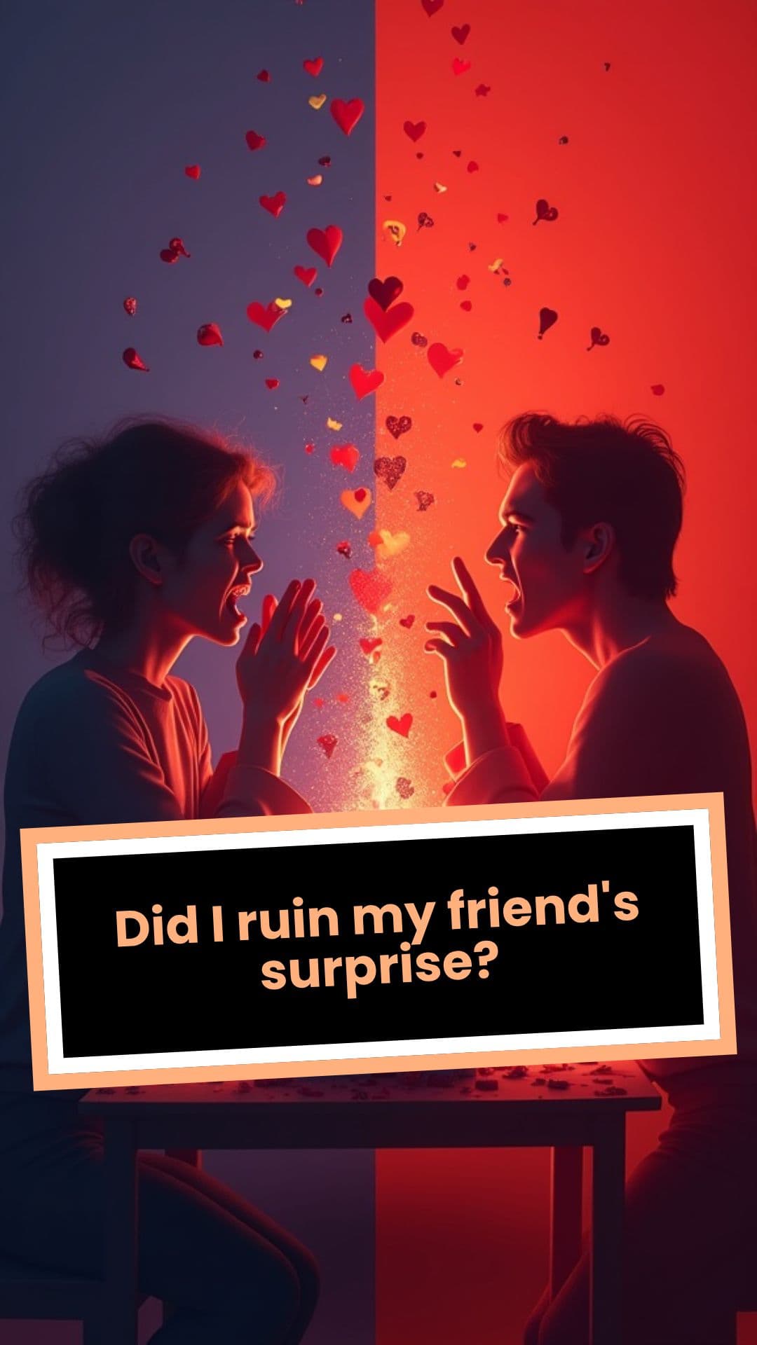 Did I ruin my friend's surprise?