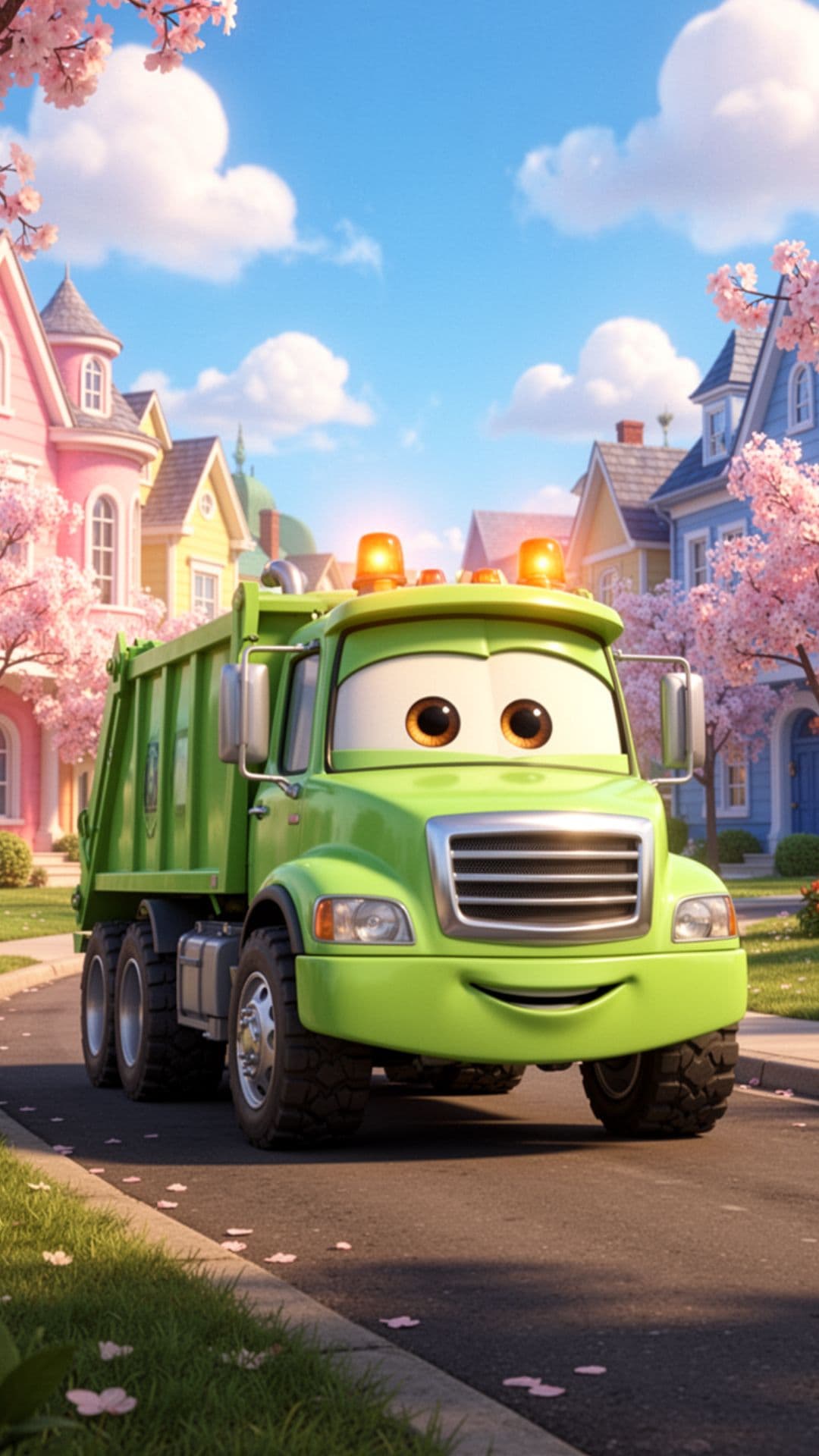 Śmieciarka robi klap!