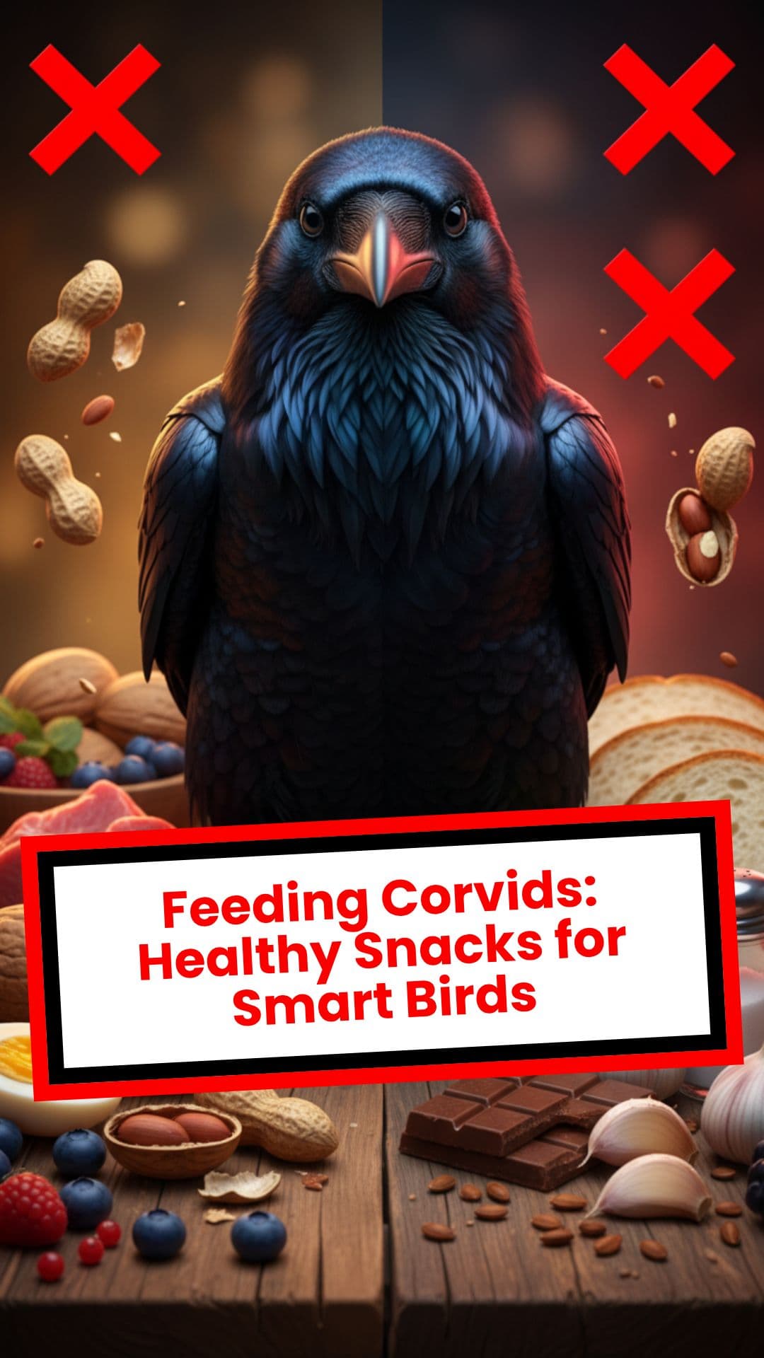 Feeding Corvids: Healthy Snacks for Smart Birds