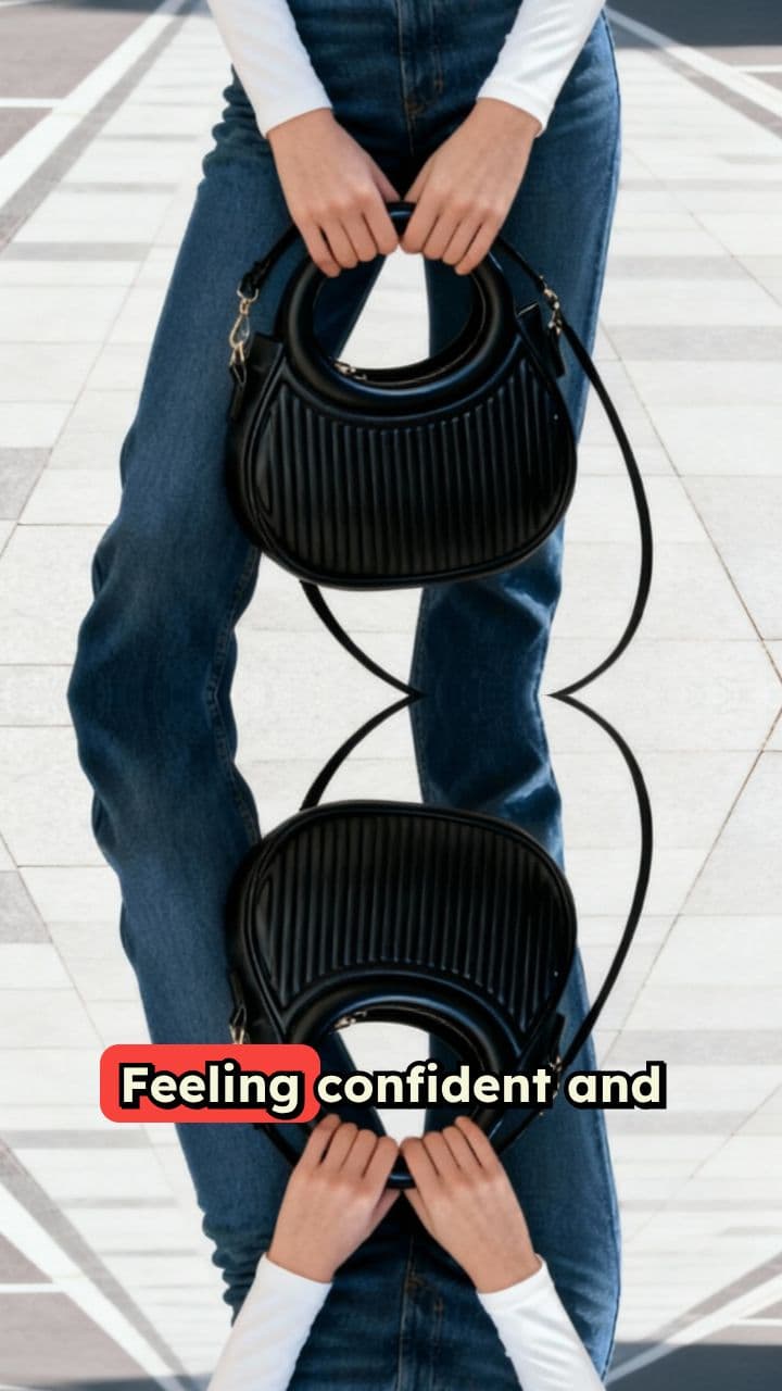 Chic Stripe Crossbody Bag: Your Style Essential