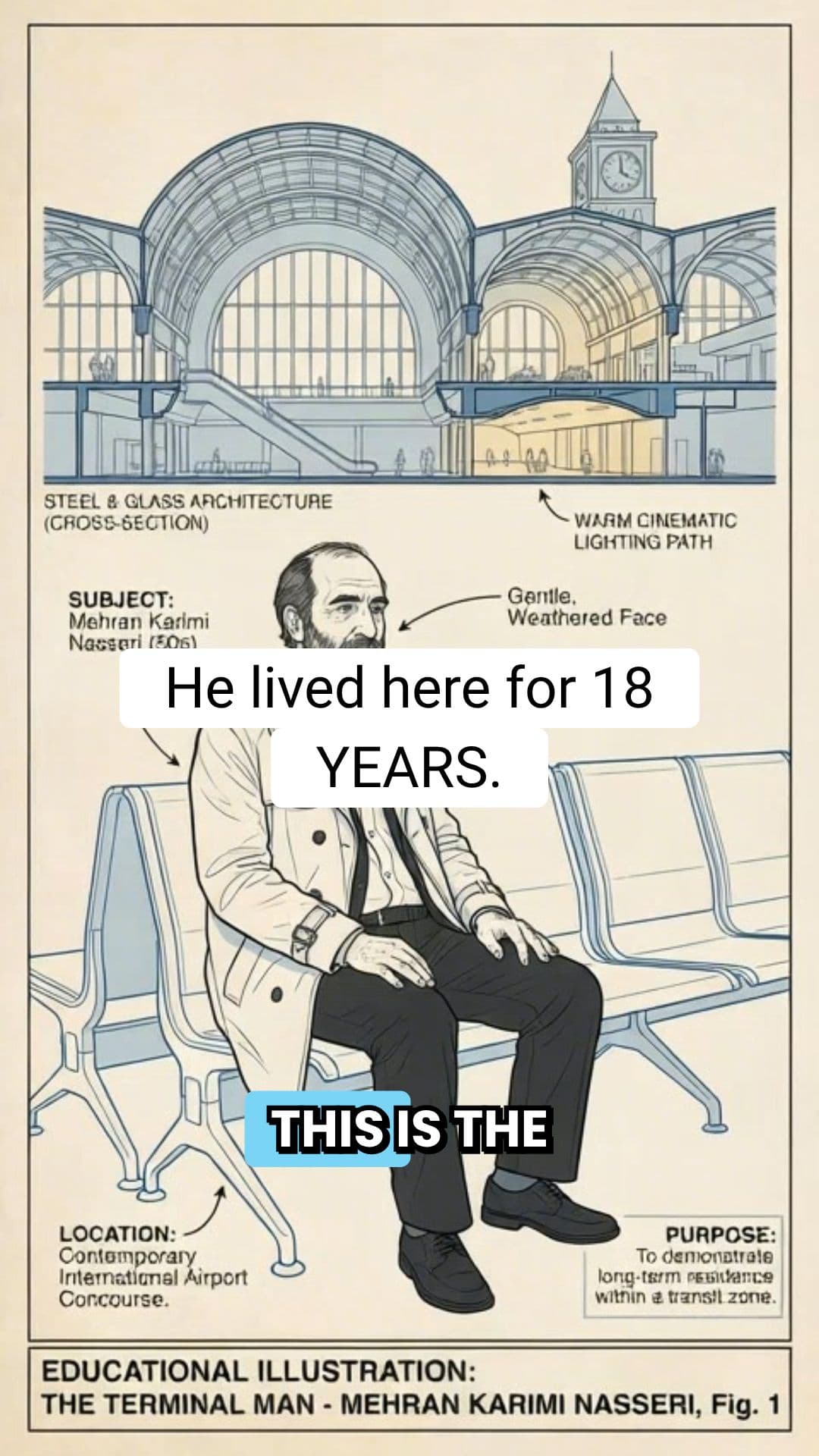 The Man in the Airport: Mehran Karimi Nasseri's 18-Year Wait