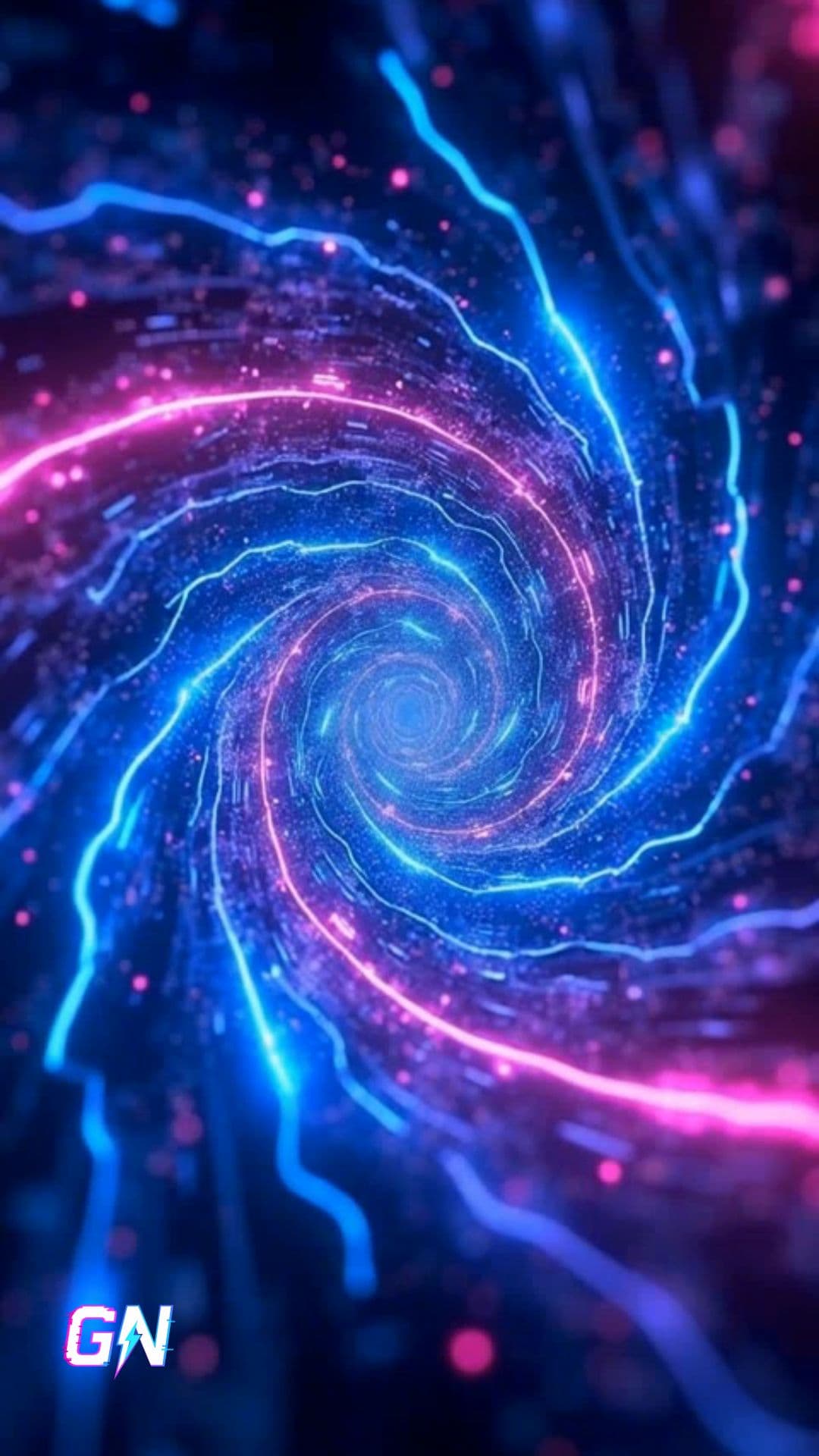 Neon Fractal Vortex Loop