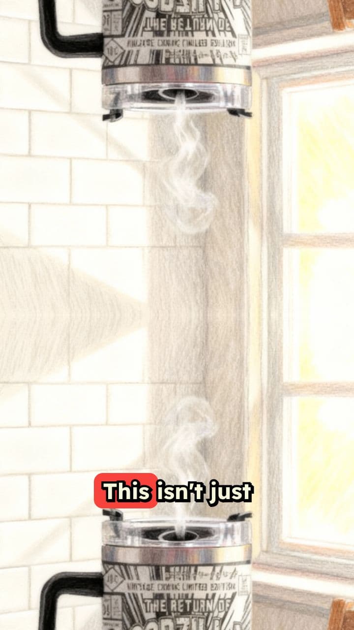 Vintage Godzilla Comic Travel Mug