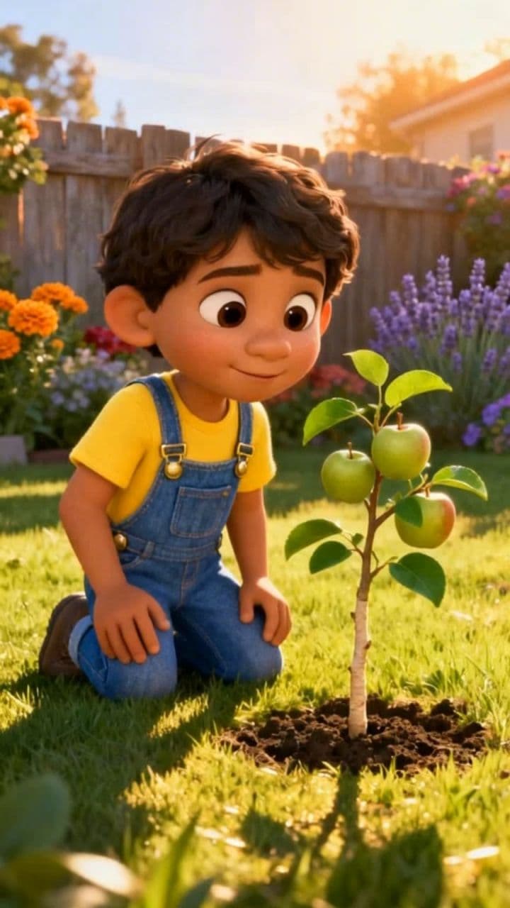 Mateo’s Growing Apple Tree