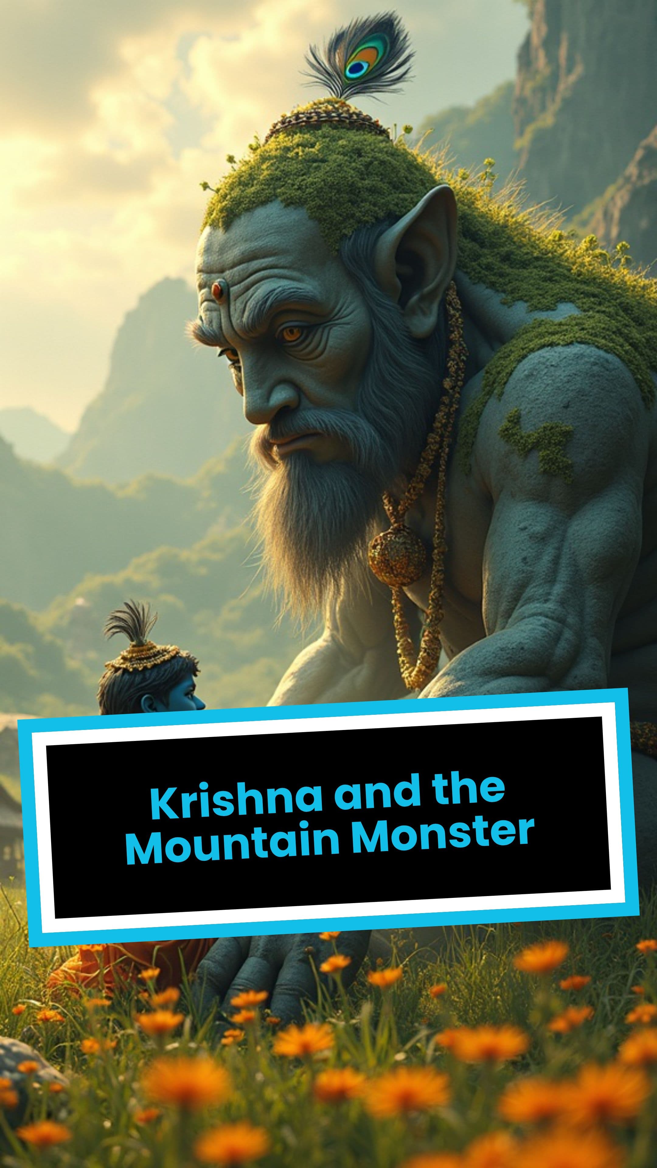 Krishna and the Mountain Monster