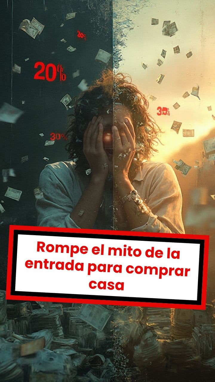 Rompe el mito de la entrada para comprar casa