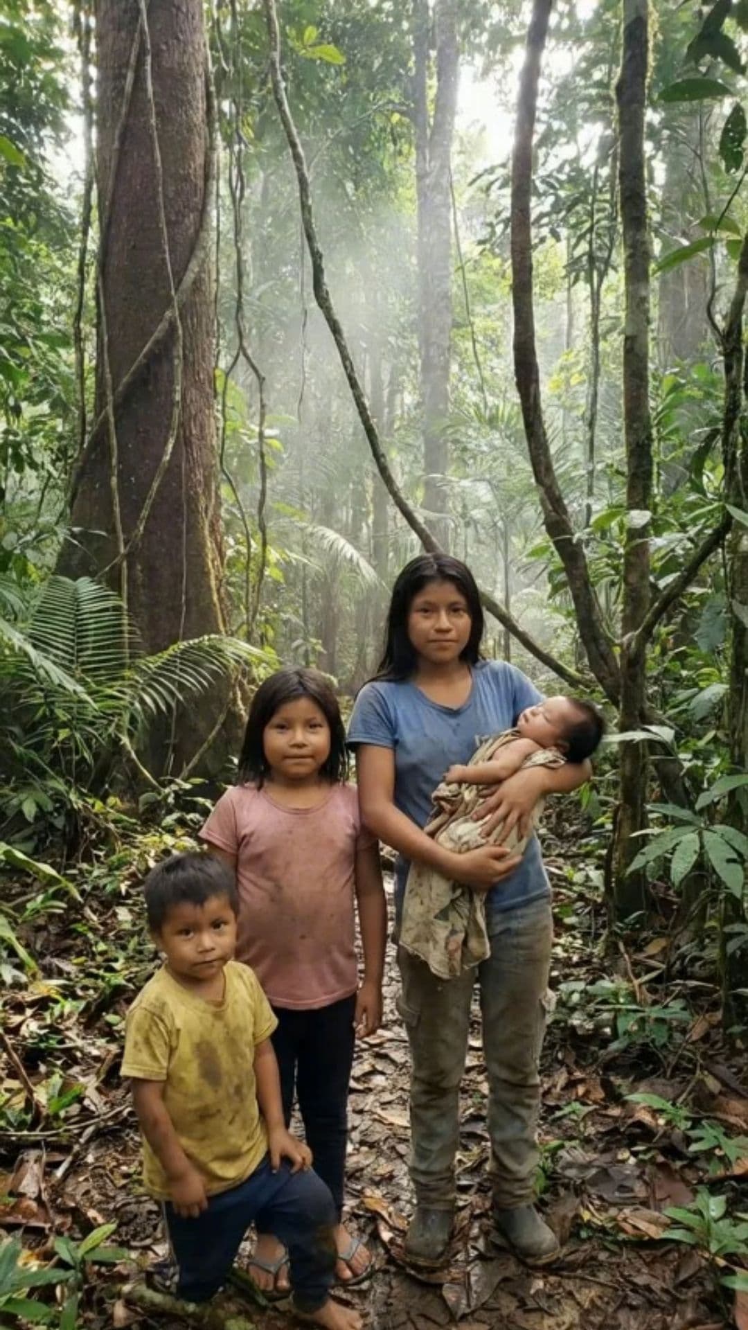Niños sobreviven 40 días en la selva