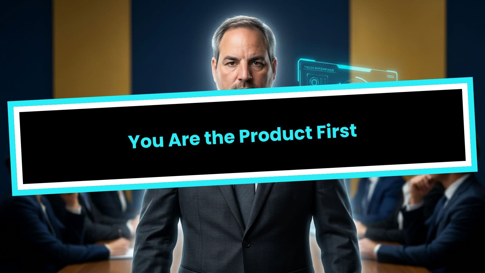 You Are the Product First