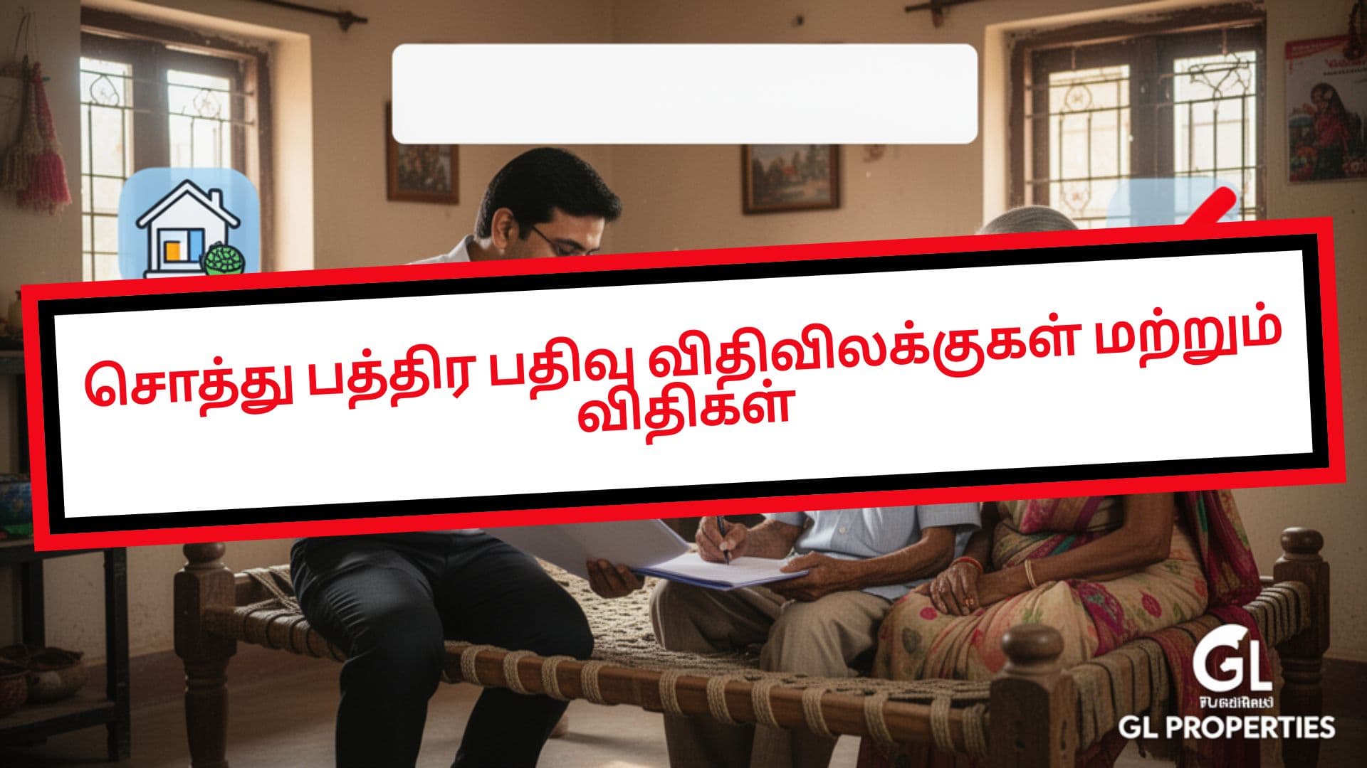 சொத்து பத்திர பதிவு விதிவிலக்குகள் மற்றும் விதிகள்