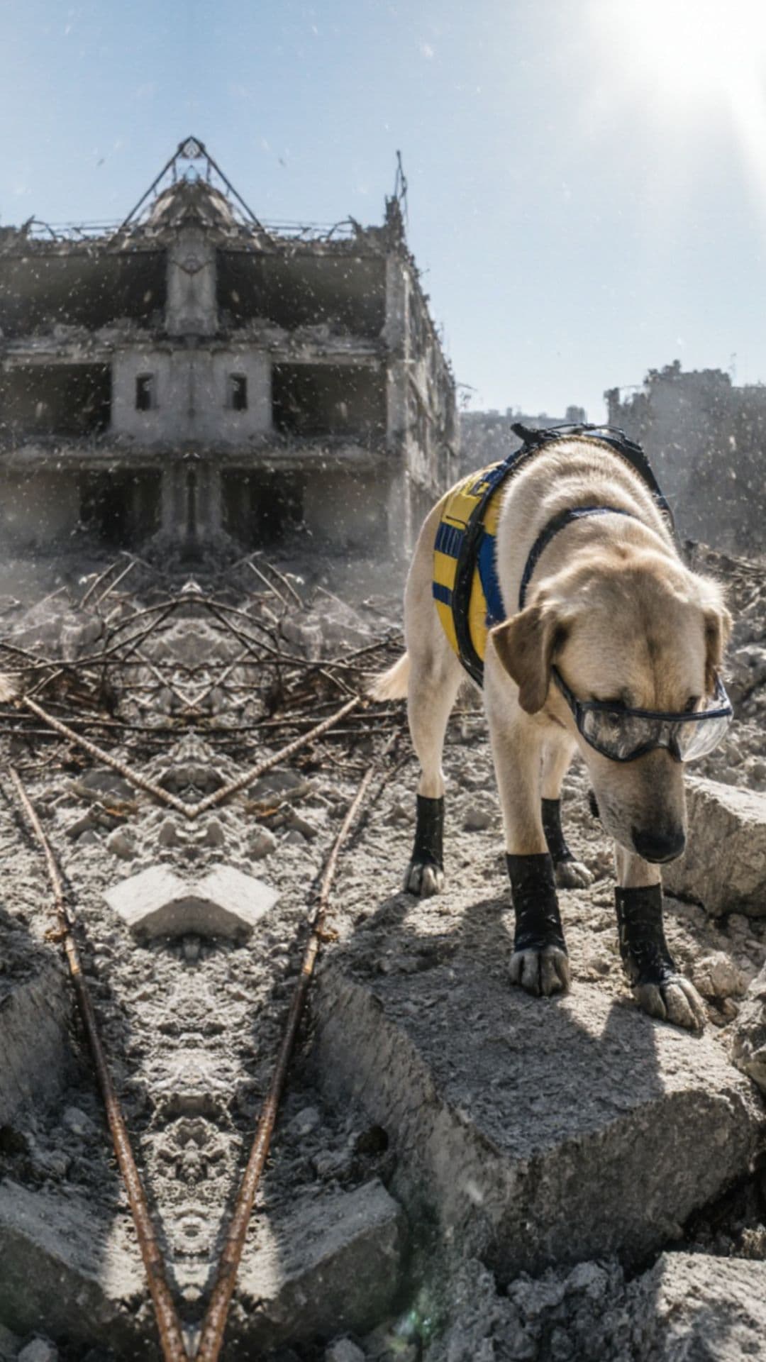 Frida, la perrita rescatista de México