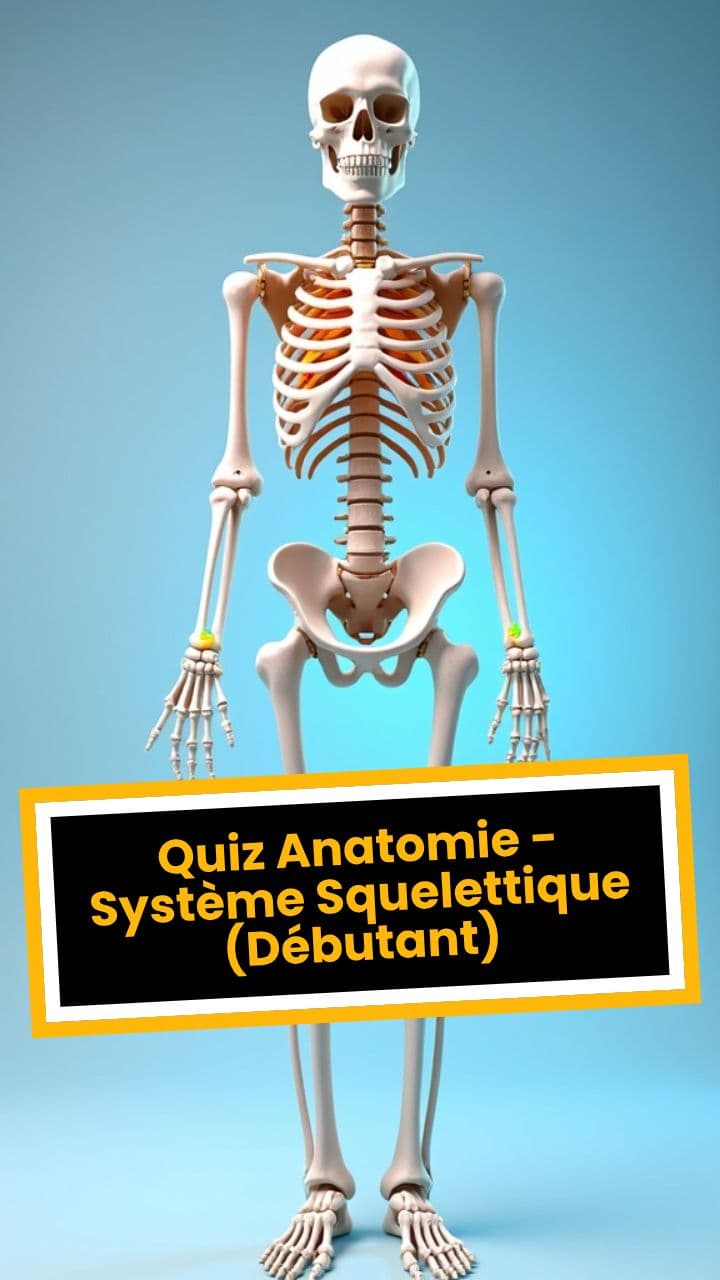 Quiz Anatomie - Système Squelettique (Débutant)