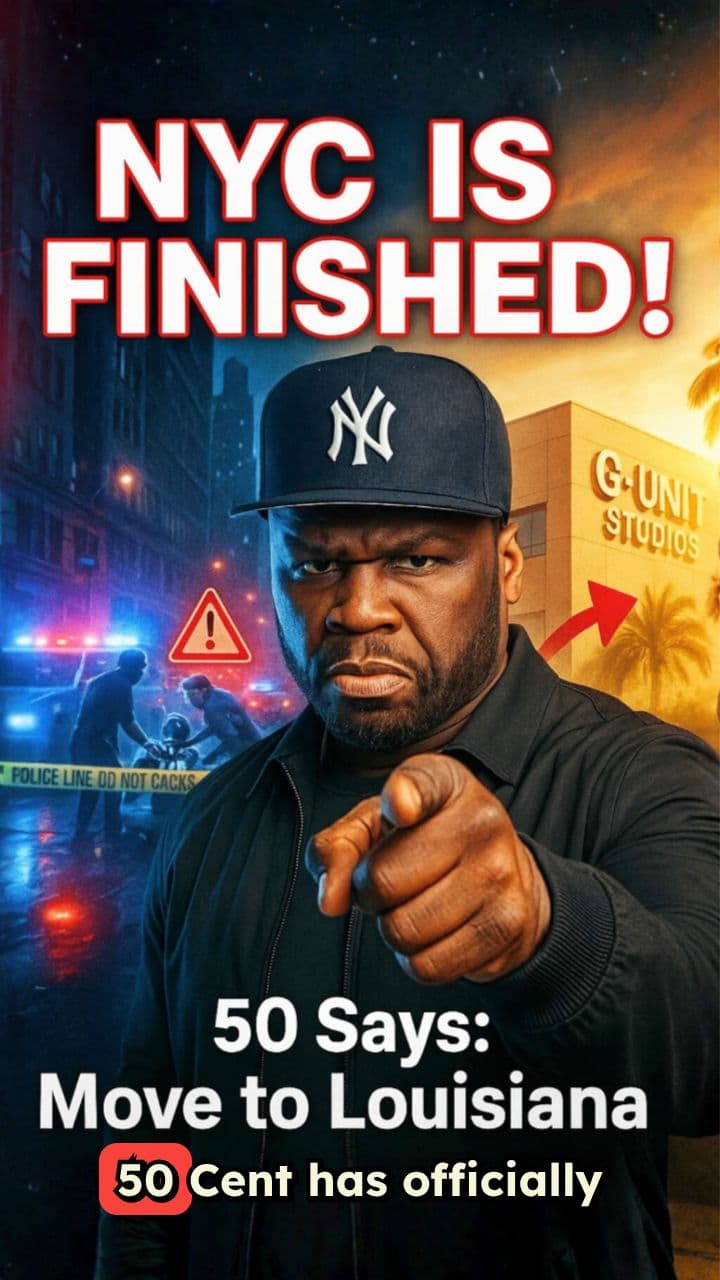 50 Cent Urges New Yorkers to Flee to Louisiana