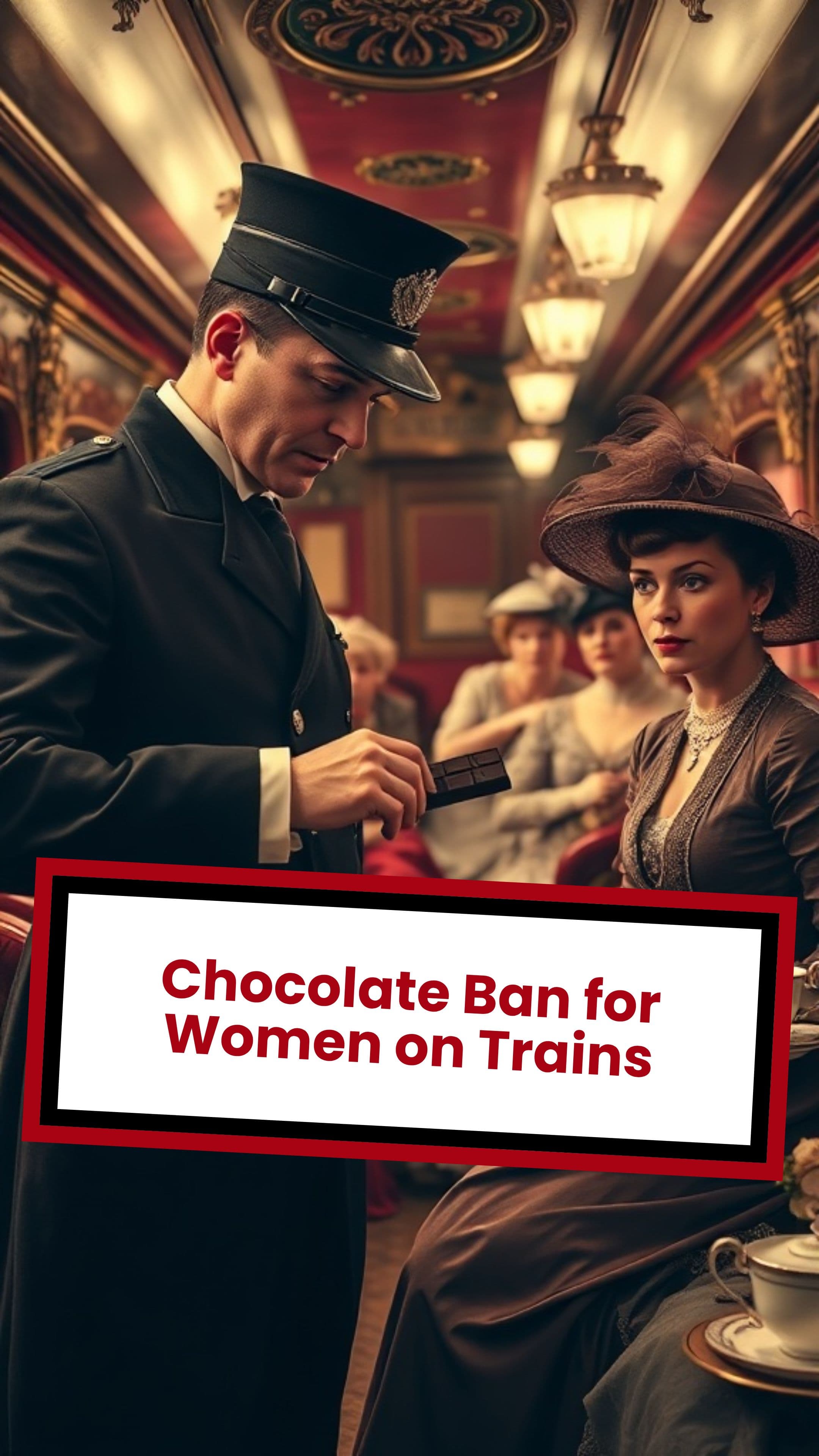 Chocolate Ban for Women on Trains