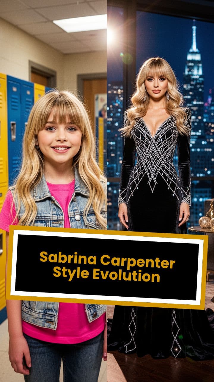 Sabrina Carpenter Style Evolution