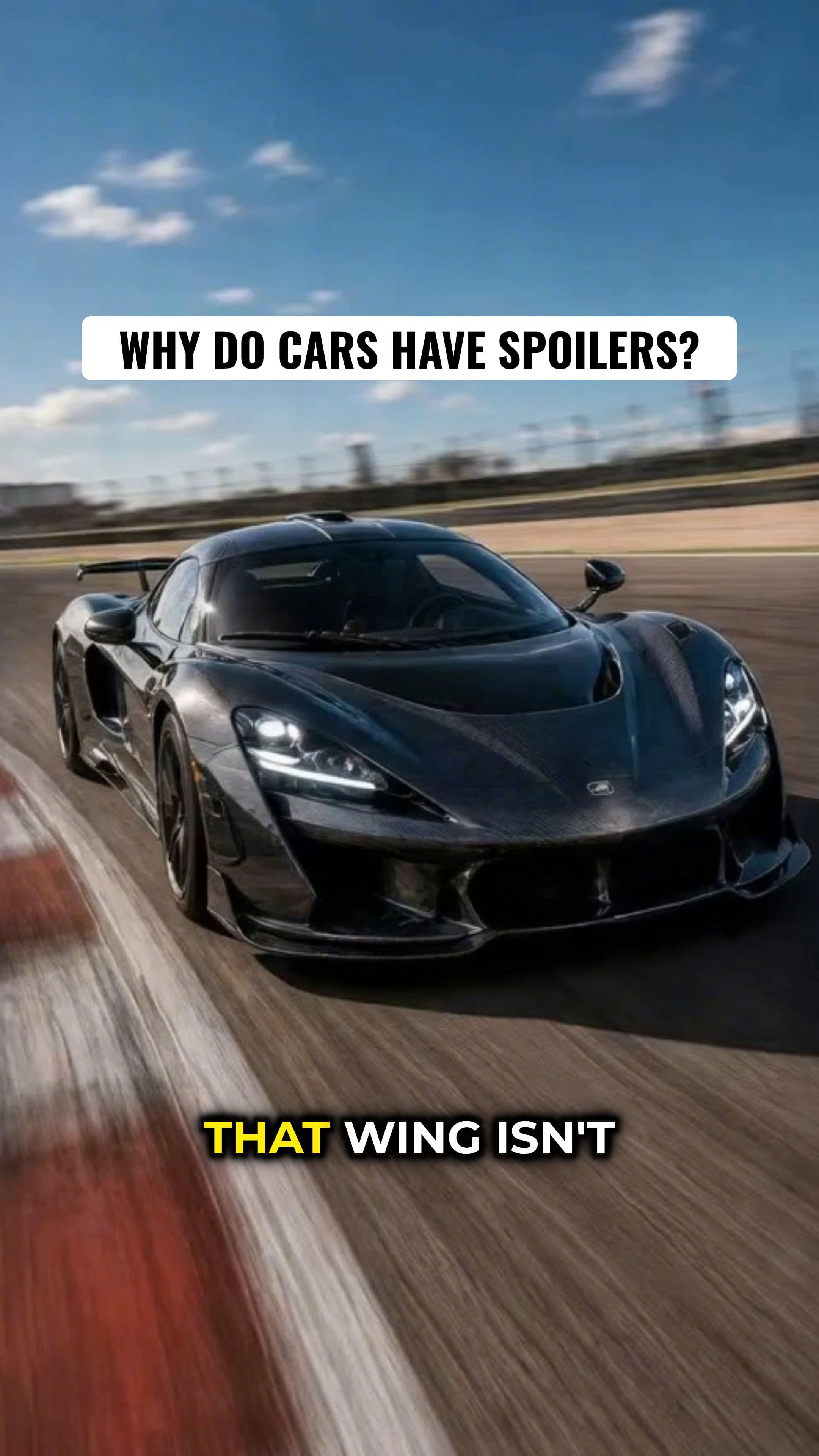 Why Cars Have Spoilers