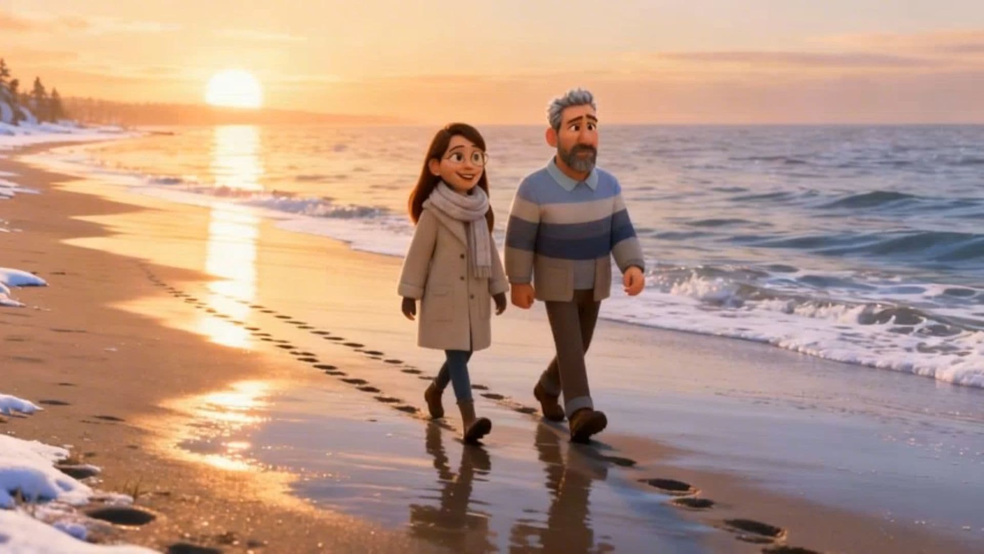 #7414 - Winter Beach Love