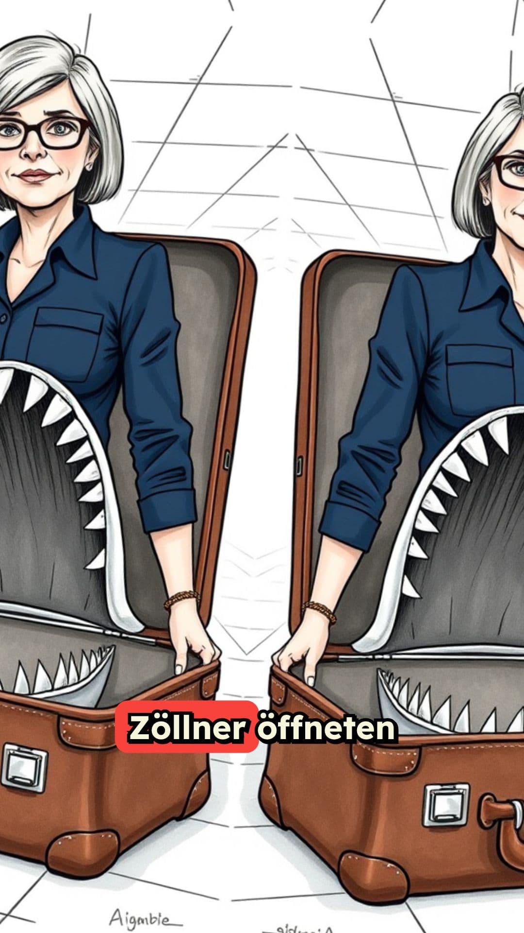 Makrohai-Zähne am Münchner Flughafen beschlagnahmt