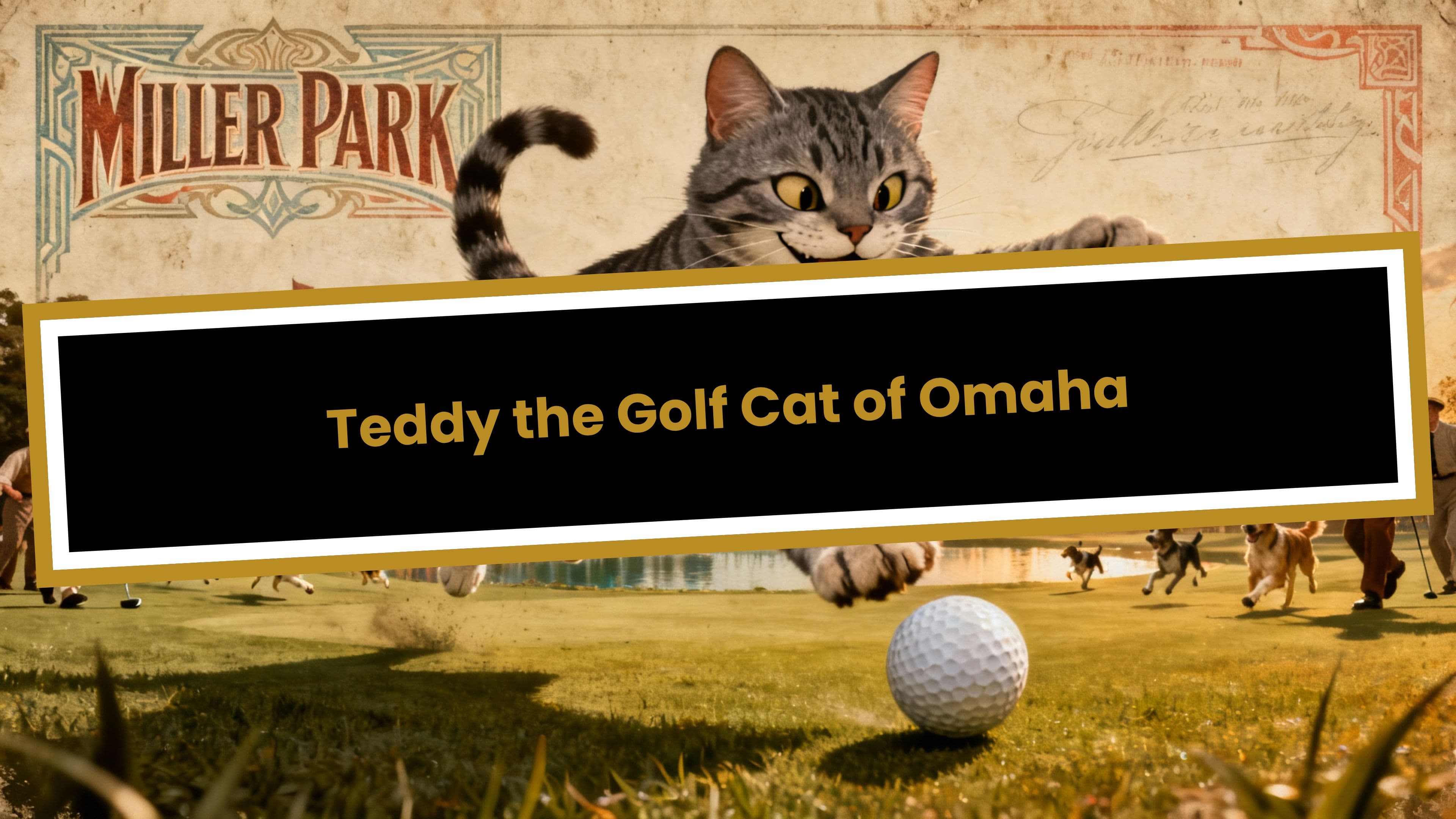 Teddy the Golf Cat of Omaha