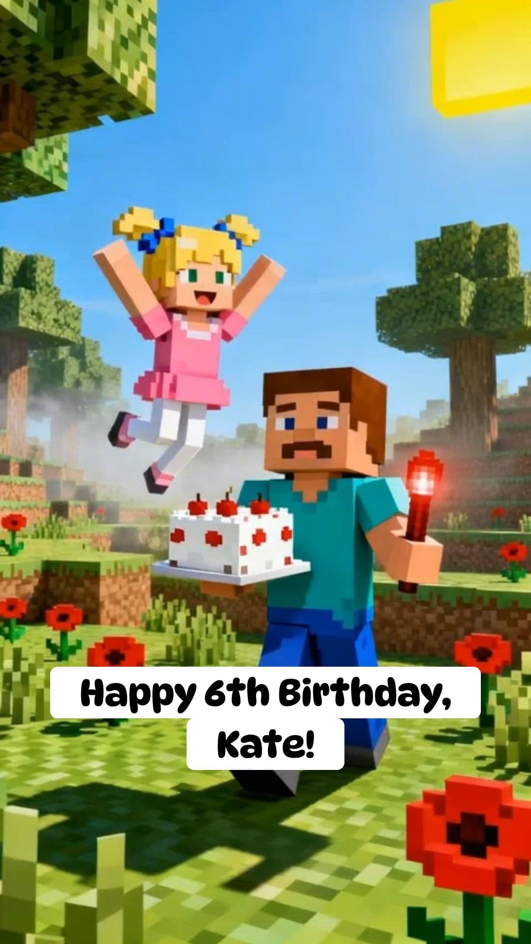 Kate's Magical Minecraft Birthday