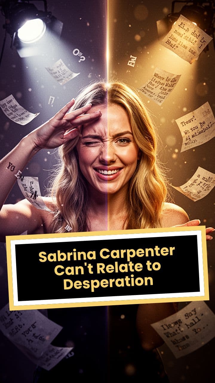 Sabrina Carpenter Can't Relate to Desperation