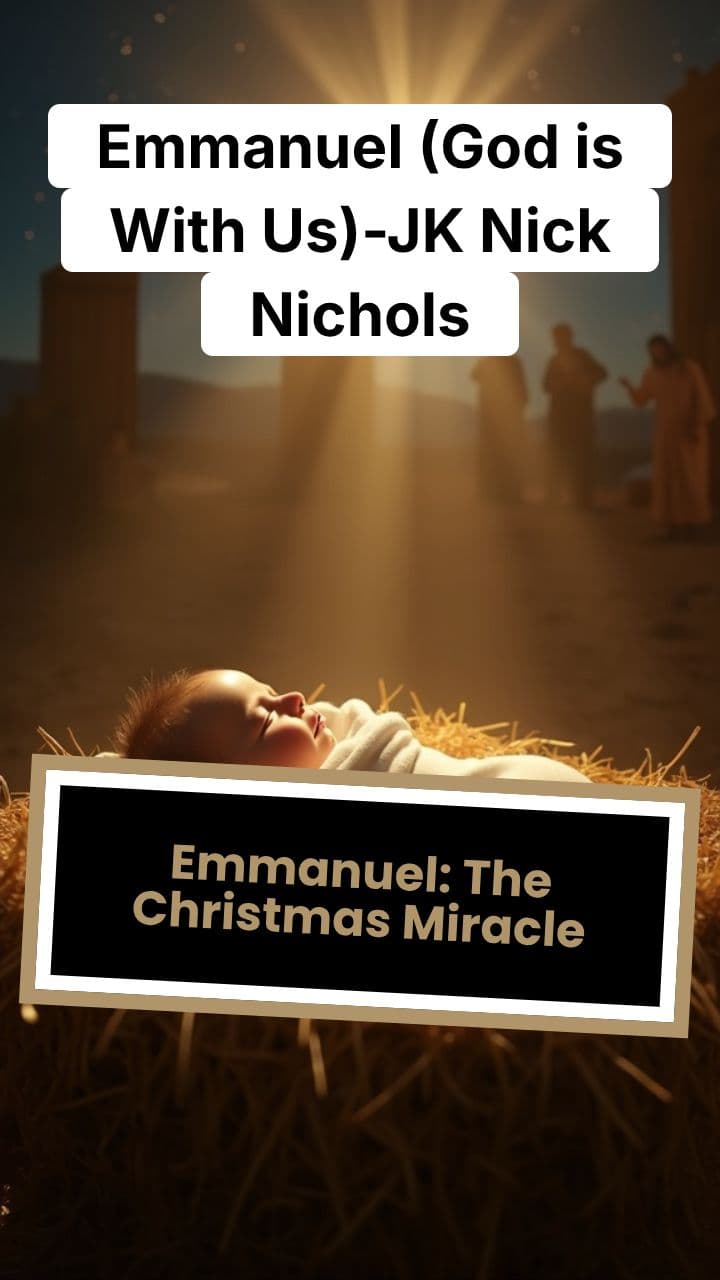 Emmanuel (God Is With Us)-JK Nick Nichols