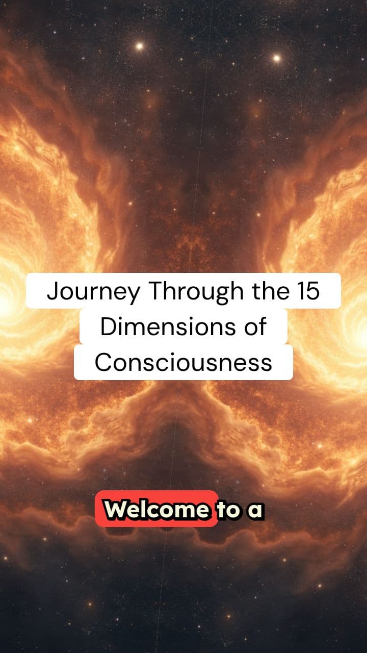 Journey Through the 15 Dimensions of Consciousness