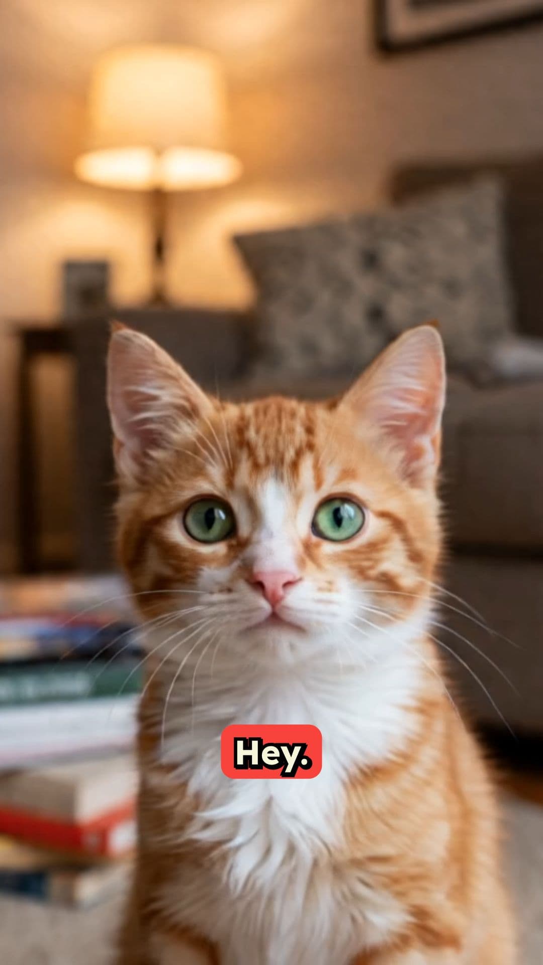 A Cat's Gentle Reminder