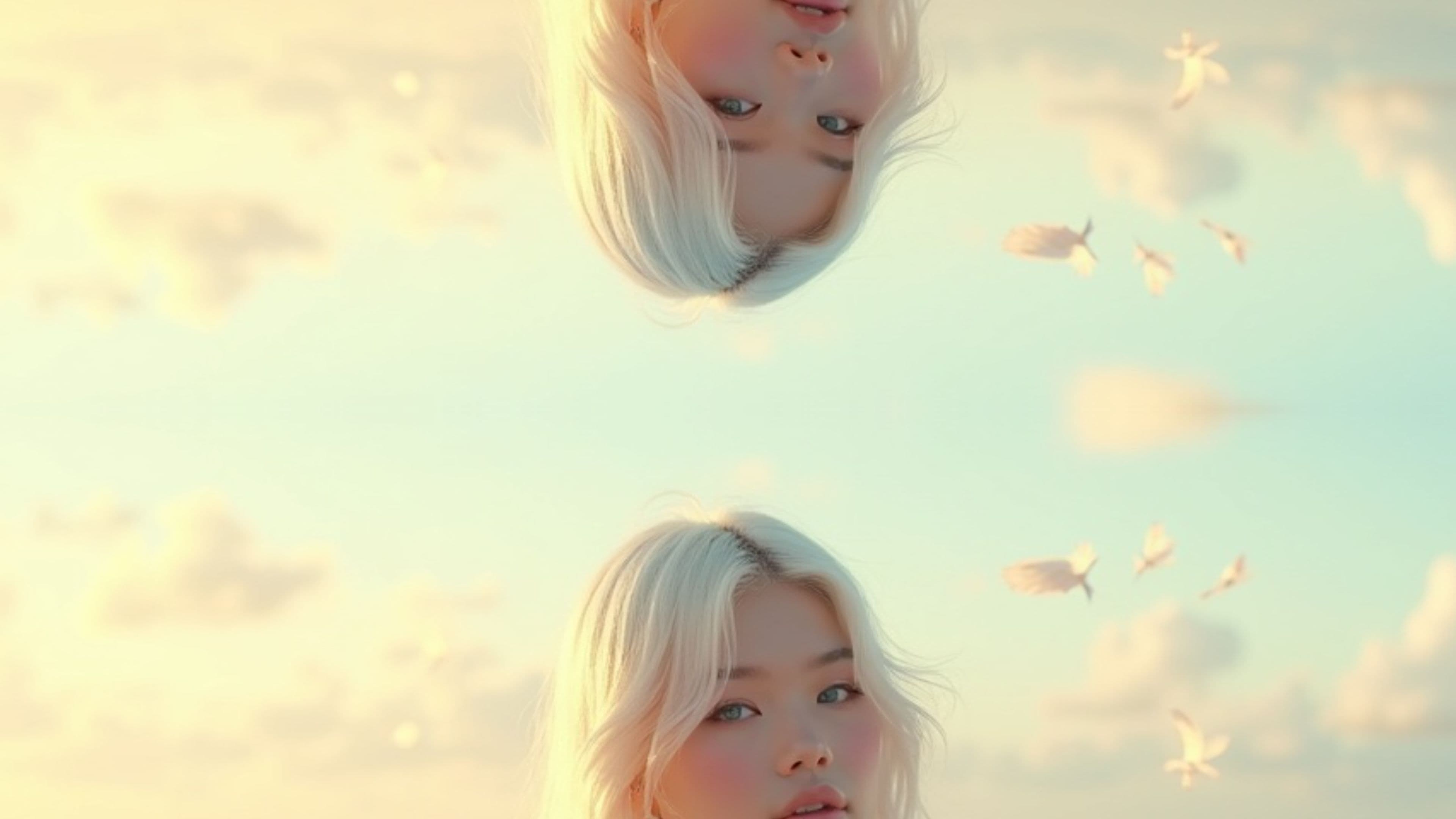 Enģeļu meitene krastā