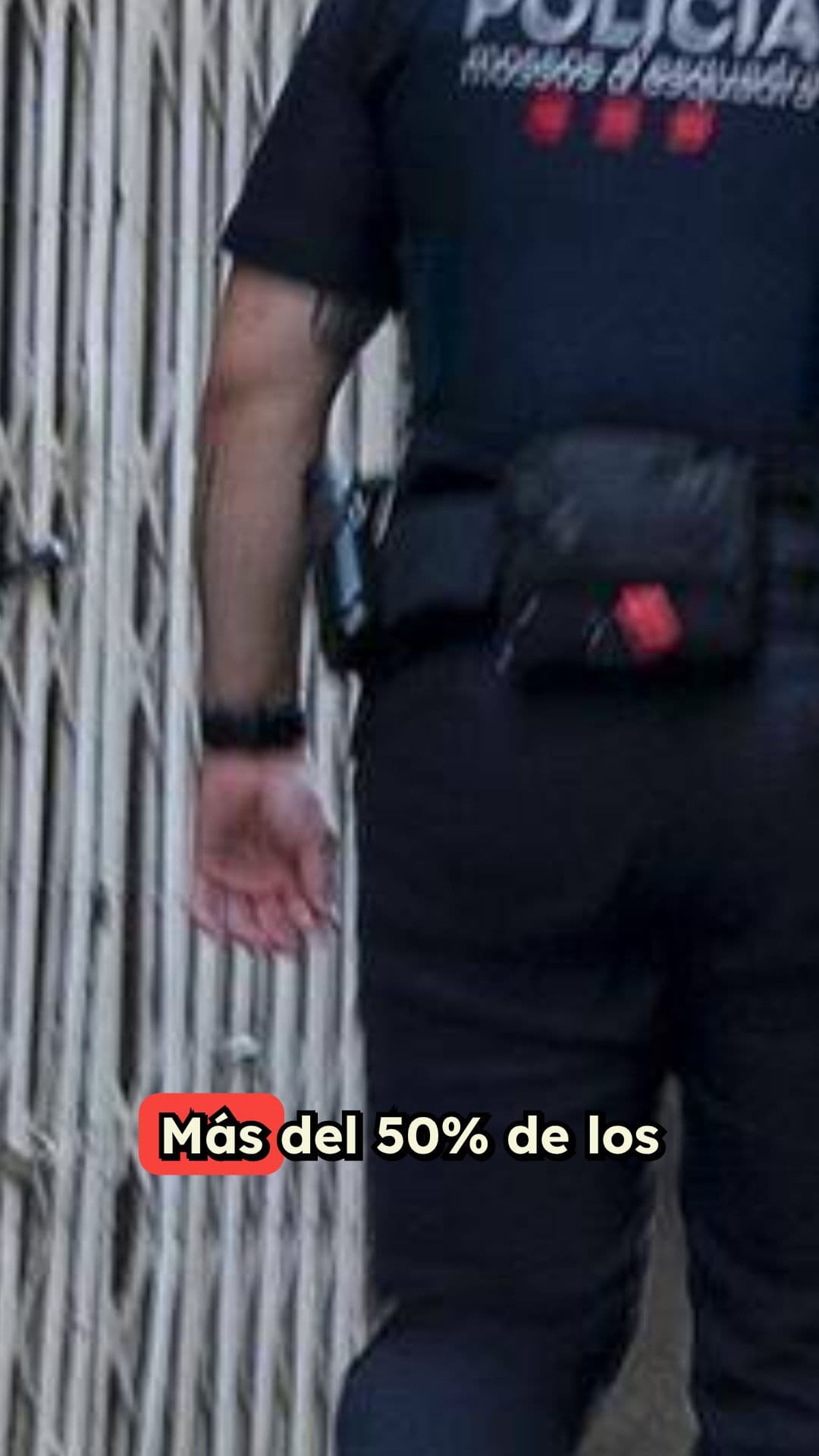 Protesta histórica de subinspectores de Mossos