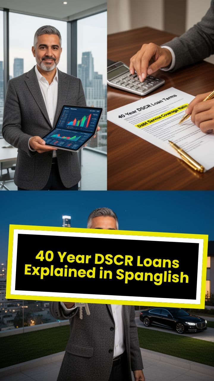 40 Year DSCR Loans Explained in Spanglish