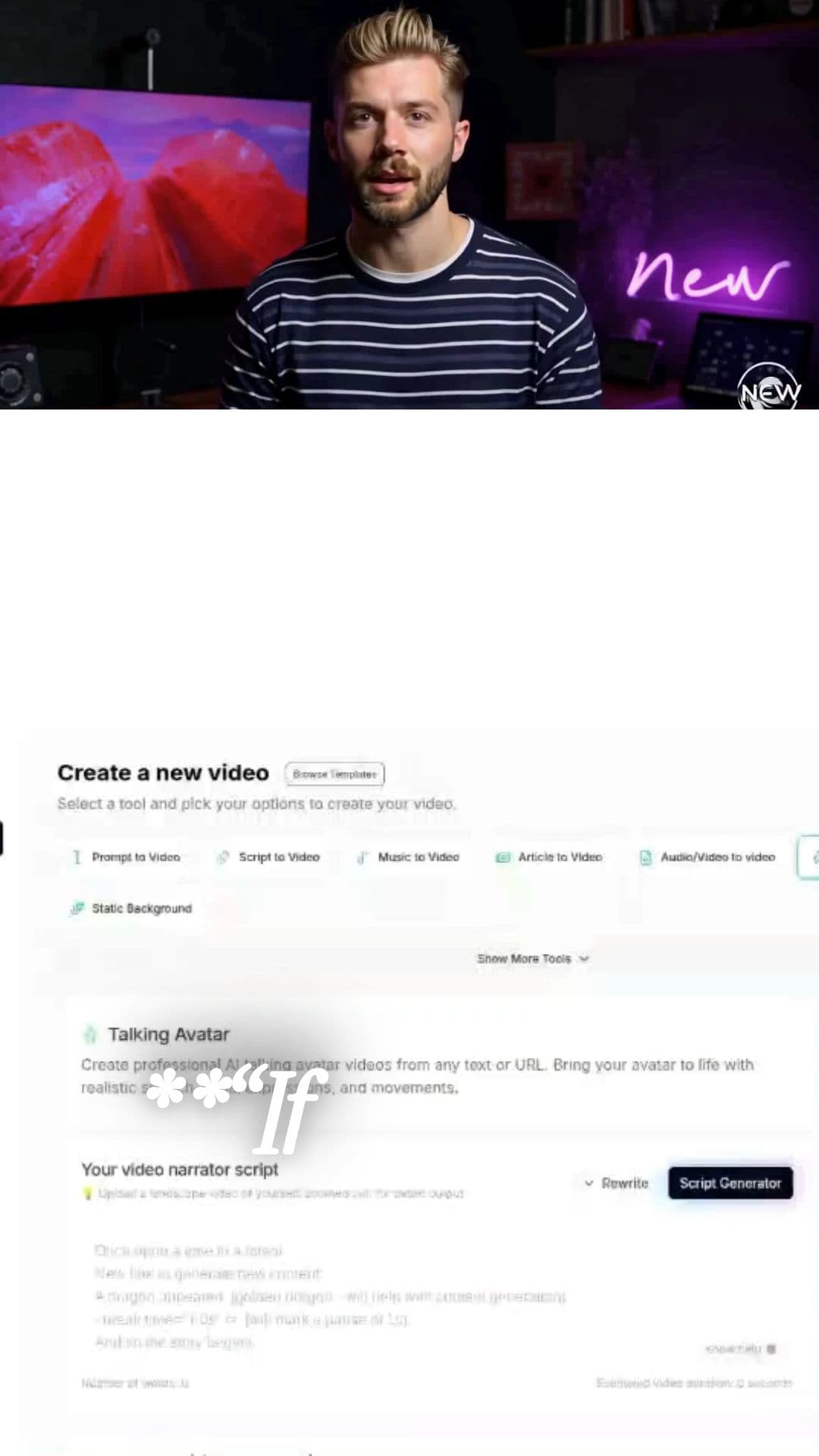 Create AI Videos in 30 Seconds!