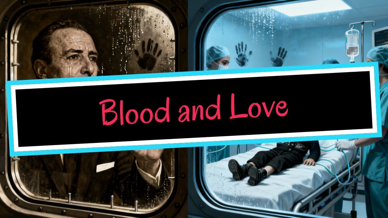 Tears Through Porthole Glass