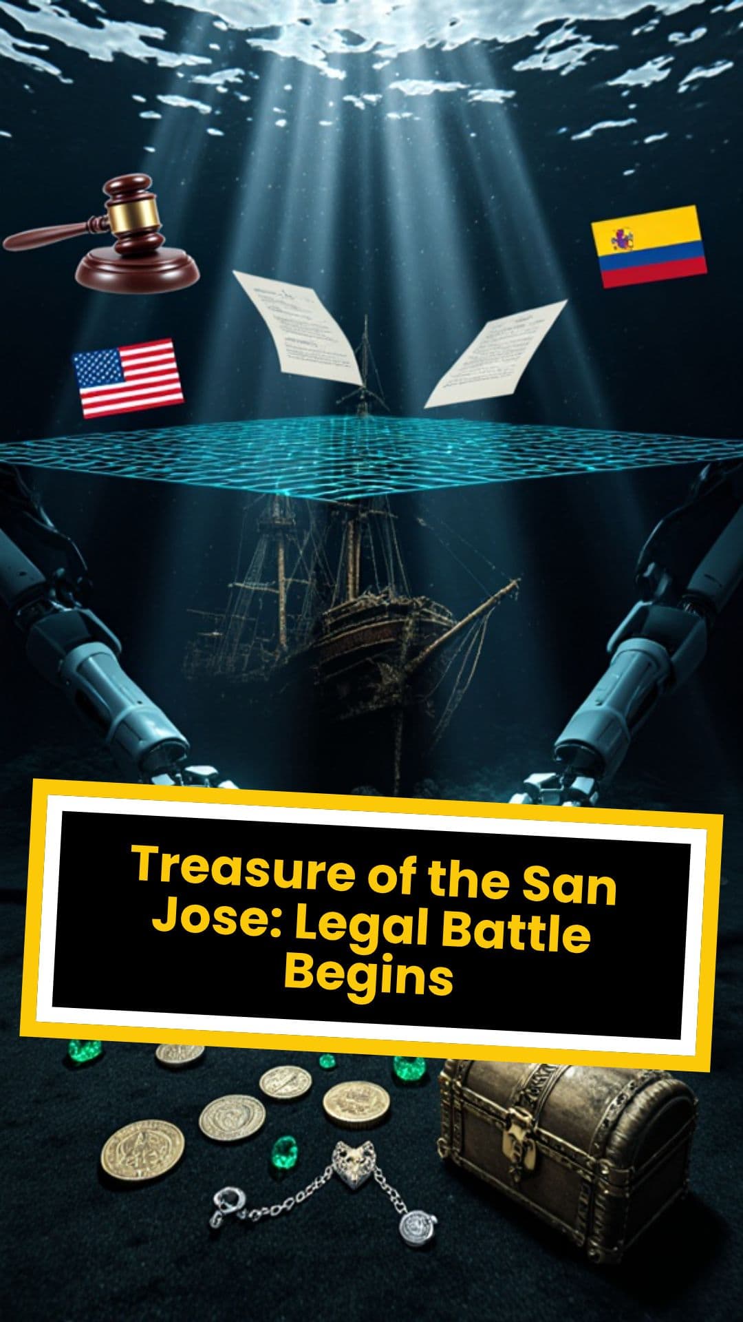 Treasure of the San Jose: Legal Battle Begins