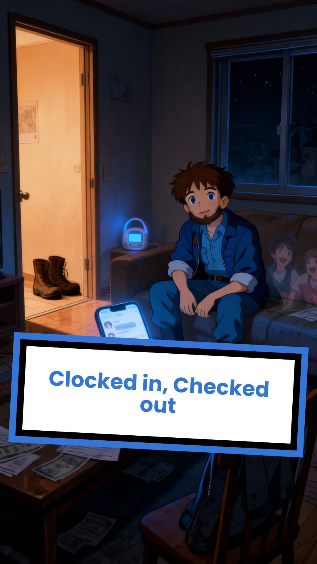 Clocked in, Checked out