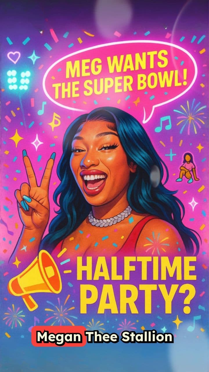 Megan Thee Stallion Aims for Super Bowl Halftime Show