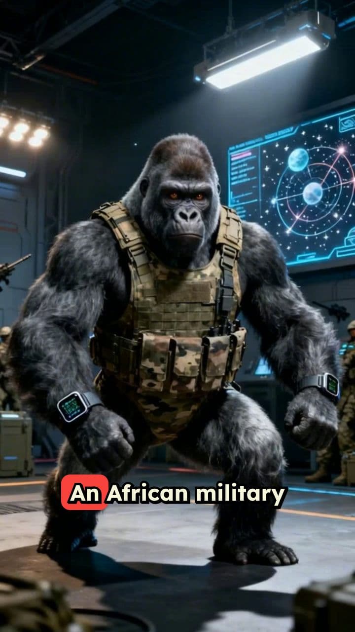 Gorillas Trained for Interplanetary Warfare