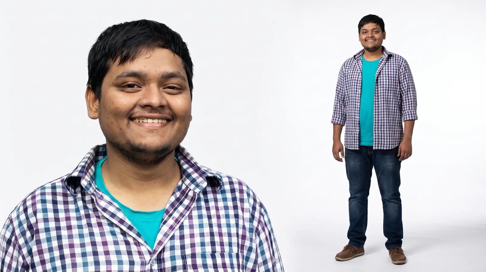 Reference sheet for the Bhanu character