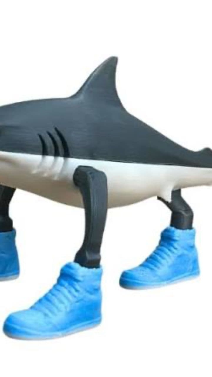 Tralalero Tralala on the Beach