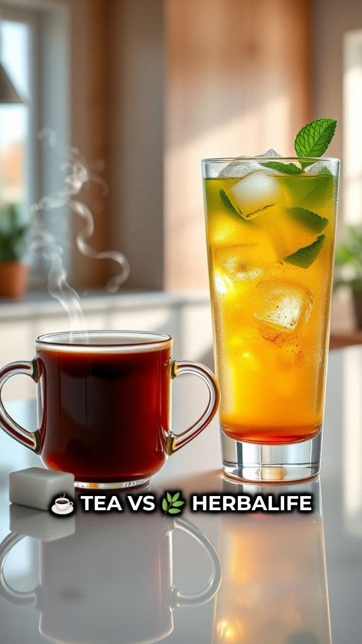 Tea vs Herbalife Afresh: Health Comparison