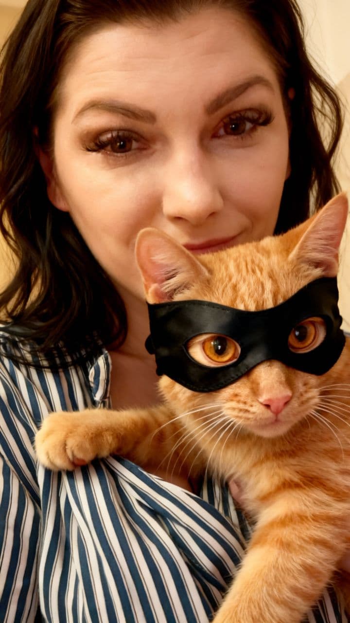 Bandit Cat on the Run