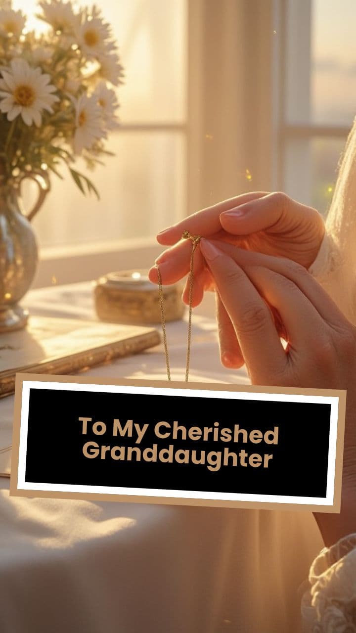 To My Cherished Granddaughter