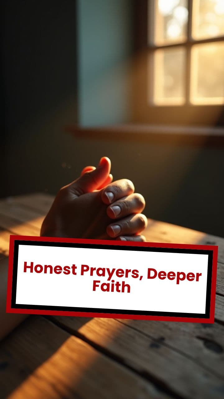 Honest Prayers, Deeper Faith