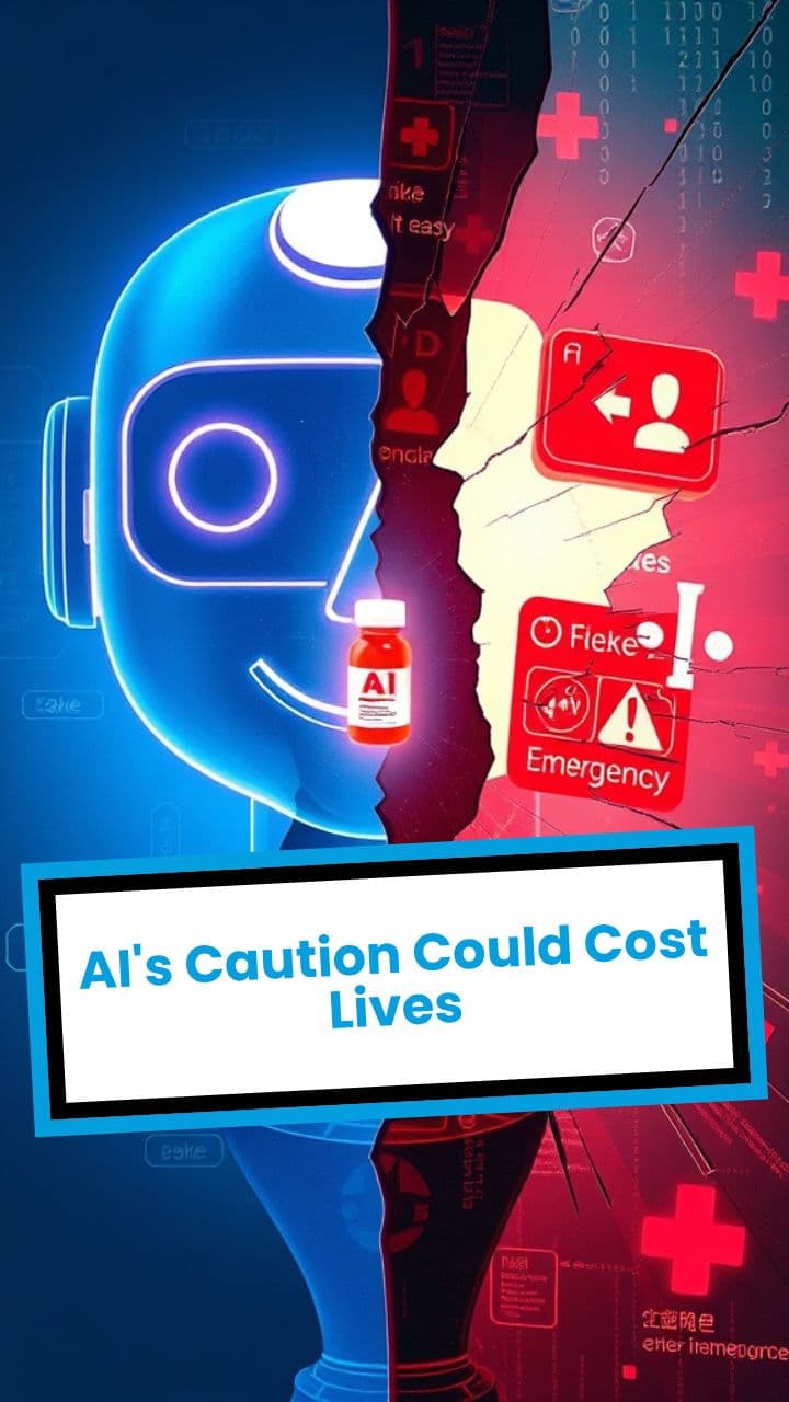 AI's Caution Could Cost Lives