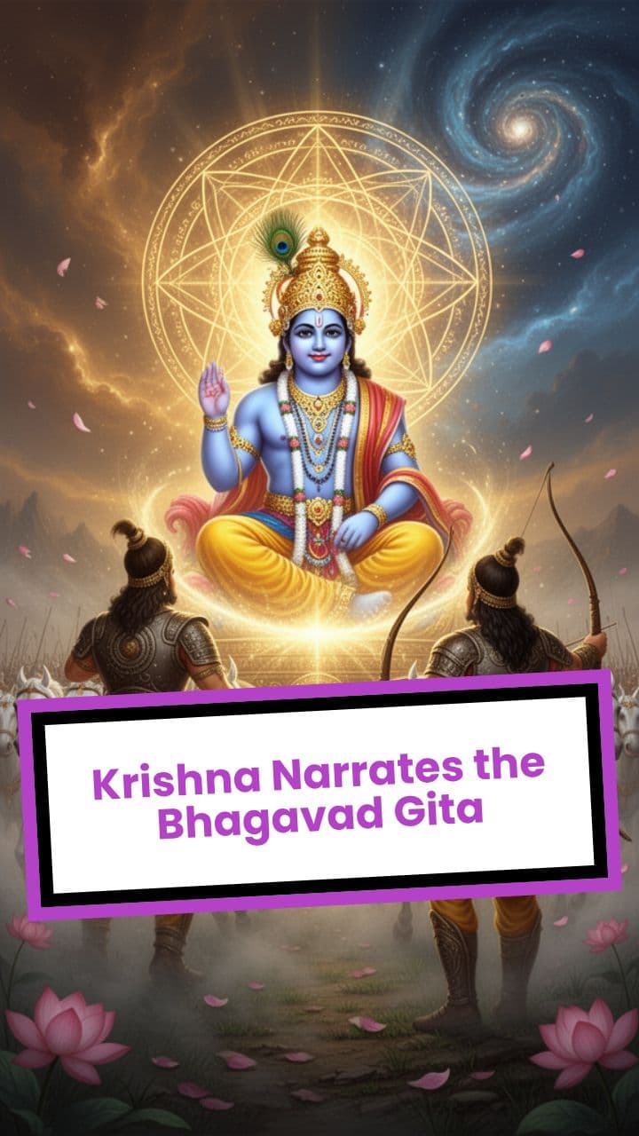 Krishna Narrates the Bhagavad Gita