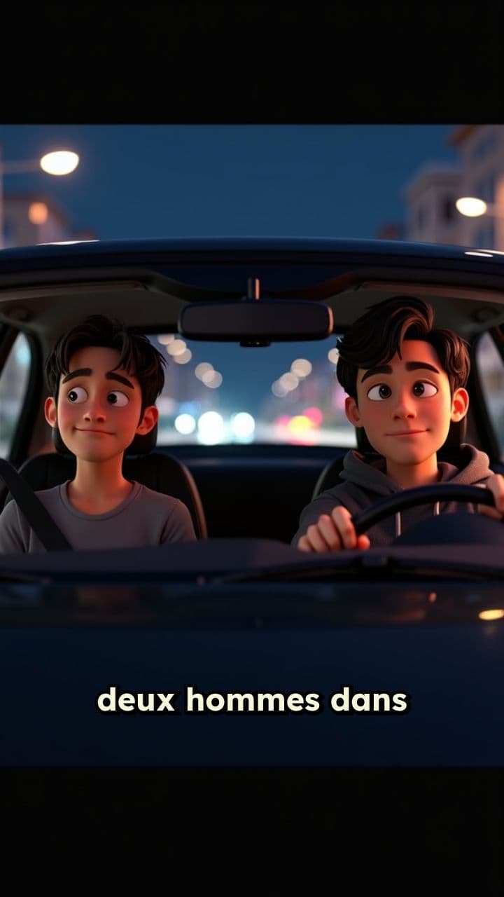 Déraillement nocturne en voiture noire